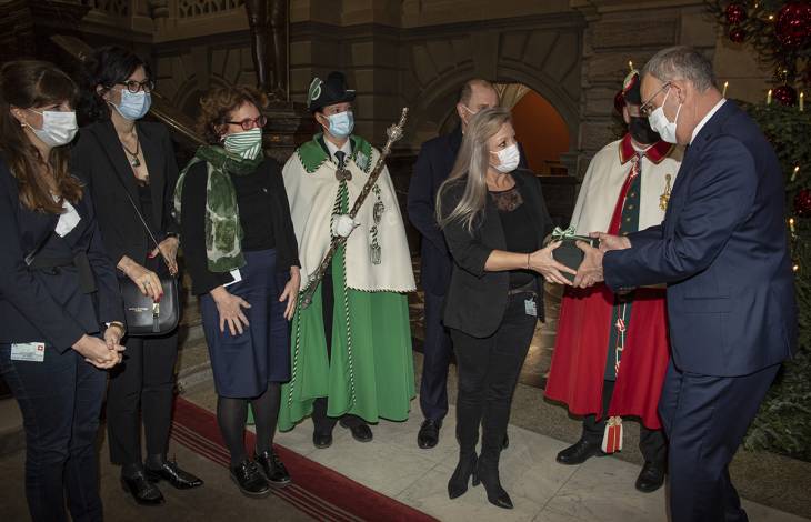 Les autorités vaudoises félicitent Guy Parmelin
